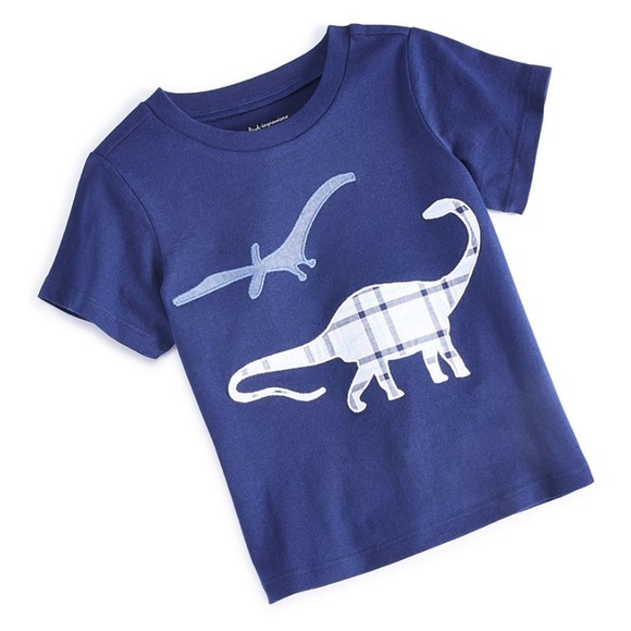 NEW First Impressions baby boy Dino T-shirt size 12 months blue CC - Picture 1 of 5